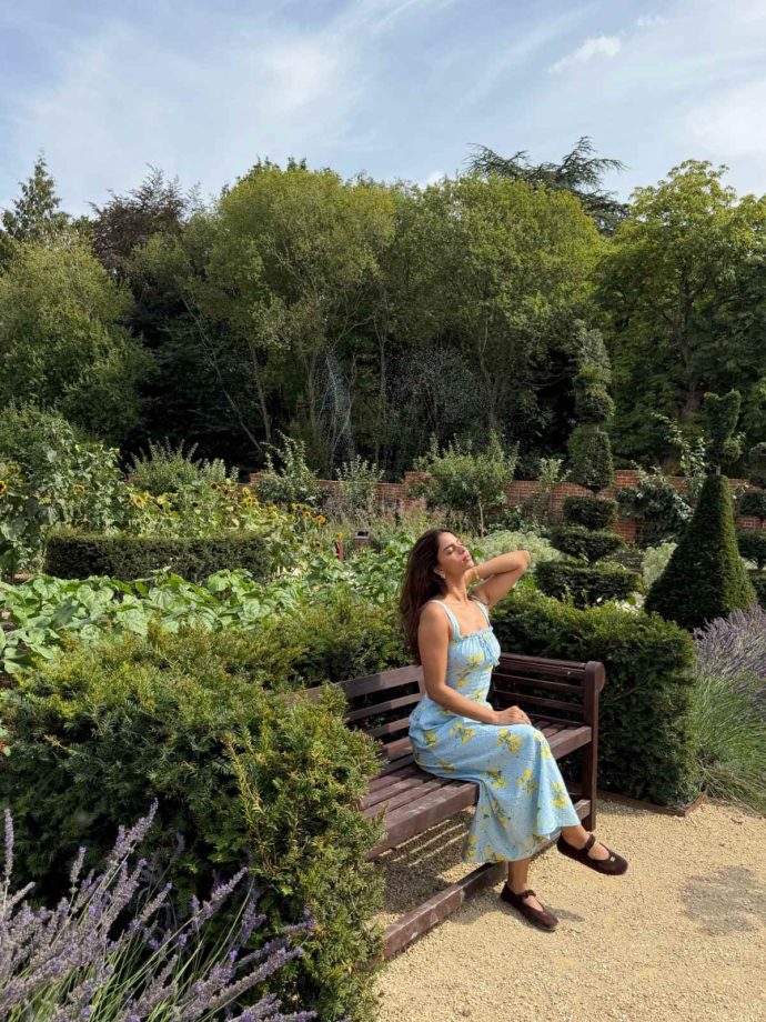 Suhana Khan Serves Dreamy Cottagecore Charm In Blue Bella Dress 1