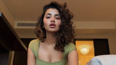 Anupama Parameswaran Serves Chic Vibes In Olive Green Top & Blue Denim Jeans