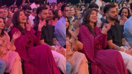 Anushka Sharma Enjoys At Krishna Das Concert, Virat Kohli's Serious Expression Sparks Buzz