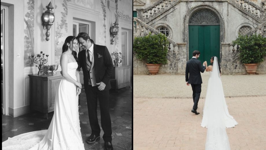 Arjun Sarja's Younger Daughter Anjana Marries BF Isai: Peek Into Their Wedding From Christian Vows To Hindu Rituals 1
