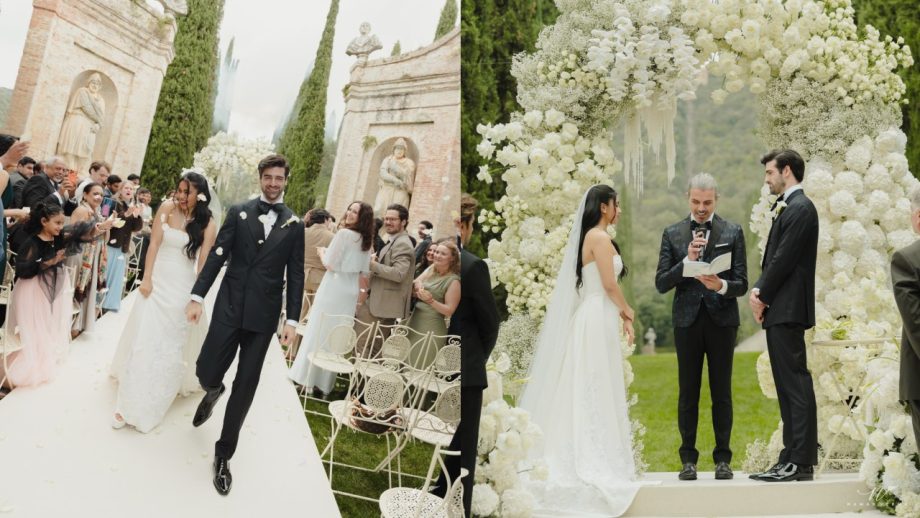 Arjun Sarja's Younger Daughter Anjana Marries BF Isai: Peek Into Their Wedding From Christian Vows To Hindu Rituals 1