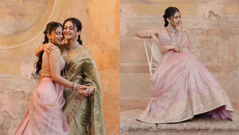Arjun Sarja's Younger Daughter Anjana Marries BF Isai: Peek Into Their Wedding From Christian Vows To Hindu Rituals 1