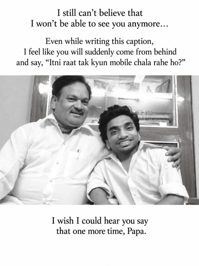 Arun Kushwah’s Father Passes Away: “I Wish I Could Hear You Say That One More Time, Papa” 1