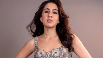 Sara Ali Khan Makes Grey Glamour Look Effortless in Embroidered Midi Dress for Udta Teer Promotions