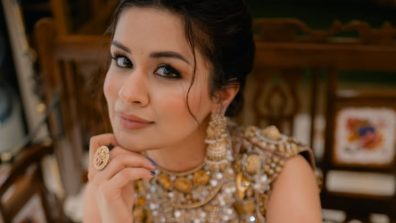 Avneet Kaur’s Golden Embellished Lehenga: Traditional Glamour Meets Modern Elegance