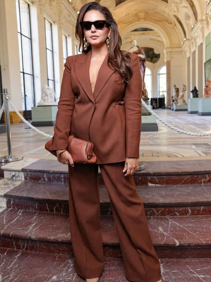 Huma Qureshi Brown Suit Set Look Exudes Effortless Boss-Lady Energy 1