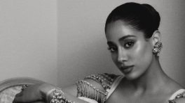Janhvi Kapoor Brings Modern Glamour to Paris in a Stunning White Saree Look