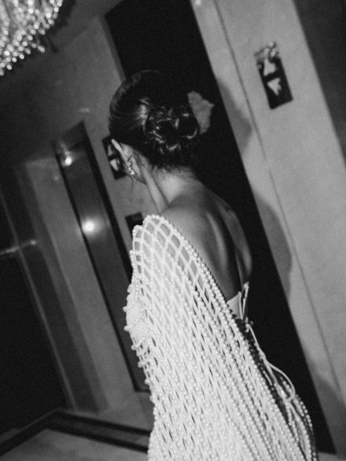 Jennifer Winget’s Ivory Pearl Saree: A Handcrafted Deepanshi Massey Creation Exudes Modern Elegance 1