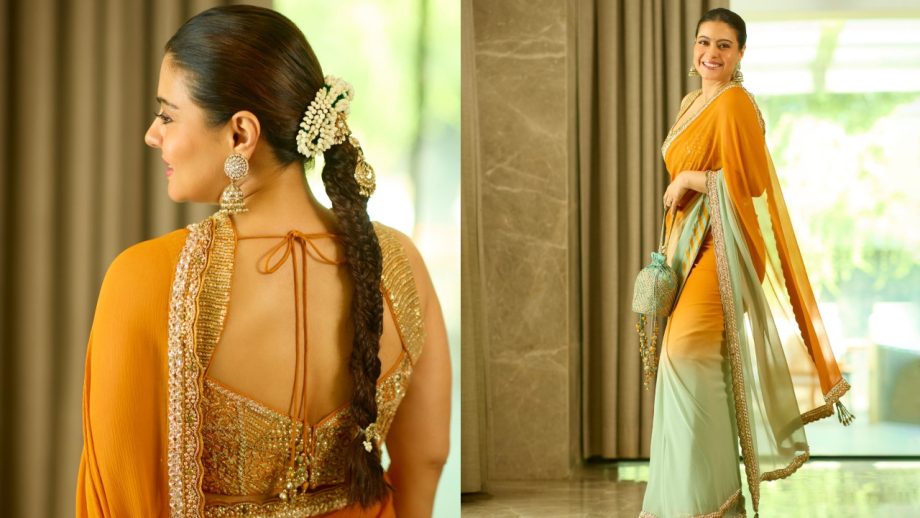 Kajol’s Durga Puja Saree Looks: 2 Hairstyles That Elevate Her Festive Style 1
