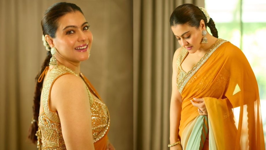 Kajol’s Durga Puja Saree Looks: 2 Hairstyles That Elevate Her Festive Style 1
