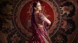 Kangana Ranaut’s Navratri Look: A Regal Red Lehenga That Channels Divine Energy