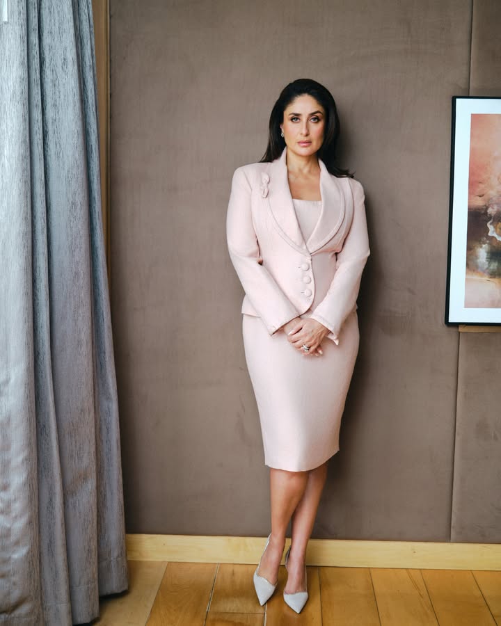 Kareena Kapoor Khan Owns The Soft Power Dressing Trend In A Light Pink Co-Ord Set 1