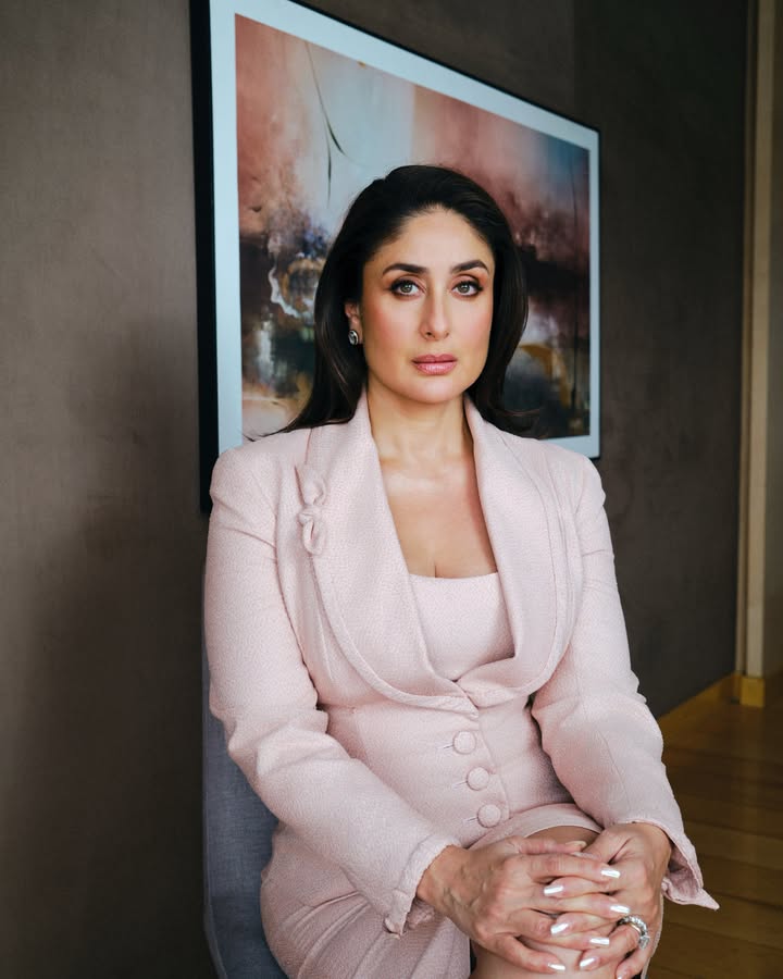 Kareena Kapoor Khan Owns The Soft Power Dressing Trend In A Light Pink Co-Ord Set 1