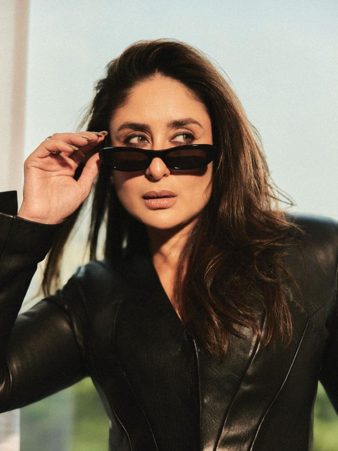 Kareena Kapoor Khan Turns Up The Heat In Black Leather Outfit 1