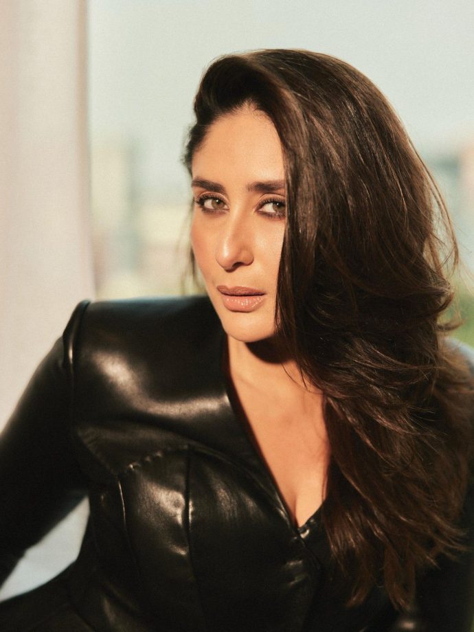 Kareena Kapoor Khan Turns Up The Heat In Black Leather Outfit 1