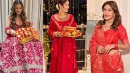 Karwa Chauth 2026: Palak Purswani, Yuvika Chaudhary, Surbhi Chandna & More TV Actresses Serve Stunning Festive Looks