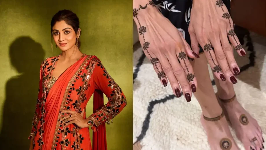 Karwa Chauth Mehendi: Shilpa Shetty, Priyanka Chopra, Kajal Aggarwal, Kriti Kharbanda & Sonam Kapoor Flaunt Beautiful Designs 1