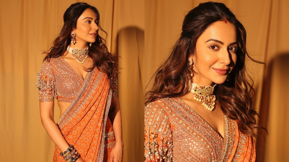 Karwa Chauth Saree Looks: Rakul Preet Singh, Shilpa Shetty, Priyanka Chopra & Parineeti Chopra Serve Festive Fashion Inspiration 1