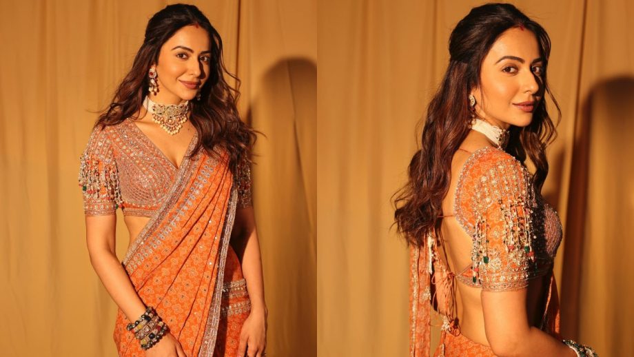 Karwa Chauth Saree Looks: Rakul Preet Singh, Shilpa Shetty, Priyanka Chopra & Parineeti Chopra Serve Festive Fashion Inspiration 1