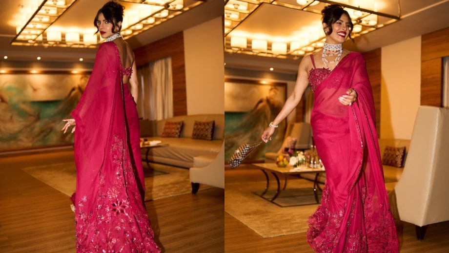 Karwa Chauth Saree Looks: Rakul Preet Singh, Shilpa Shetty, Priyanka Chopra & Parineeti Chopra Serve Festive Fashion Inspiration 1