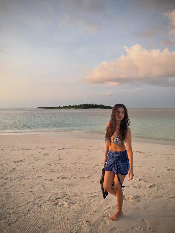 Malavika Mohanan Bikini Look: Actress Embraces Beach Fashion While Exploring The Ocean 1