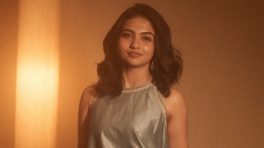 Mamitha Baiju Adds Festive Glow In Blue Silk Top And Skirt