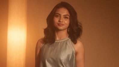 Mamitha Baiju Adds Festive Glow In Blue Silk Top And Skirt