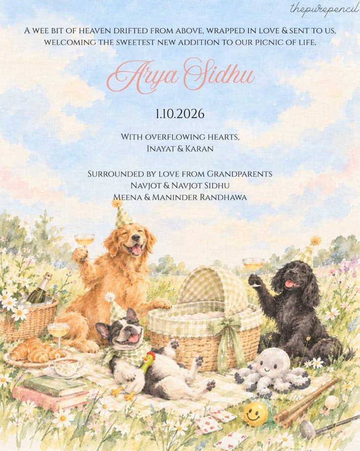 Navjot Singh Sidhu Announces Arrival Of Arya Sidhu, Welcomes New Addition To The Family 1