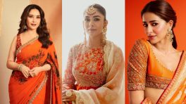 Navratri Day 1 Colour Orange: Madhuri Dixit, Mrunal Thakur And Ananya Panday Serve Stunning Ethnic Fashion Inspiration