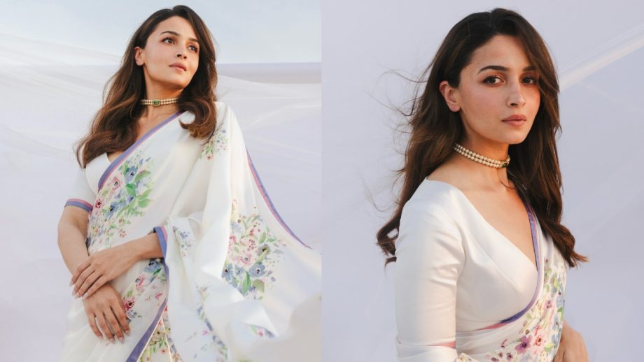 Navratri Day 2 White Fashion: Genelia Deshmukh, Alia Bhatt, Janhvi Kapoor, Ananya Panday And Bhumi Pednekar Serve Festive Glamour 1