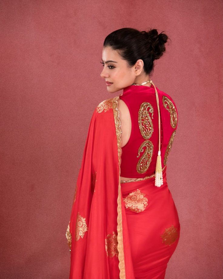 Navratri Day 3 Red Fashion: Rani Mukerji, Kajol, Madhuri Dixit And Aishwarya Rai Bachchan Turn Up Ethnic Glamour 1