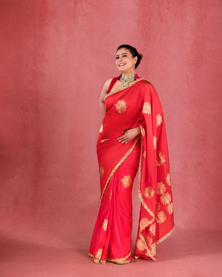 Navratri Day 3 Red Fashion: Rani Mukerji, Kajol, Madhuri Dixit And Aishwarya Rai Bachchan Turn Up Ethnic Glamour 1