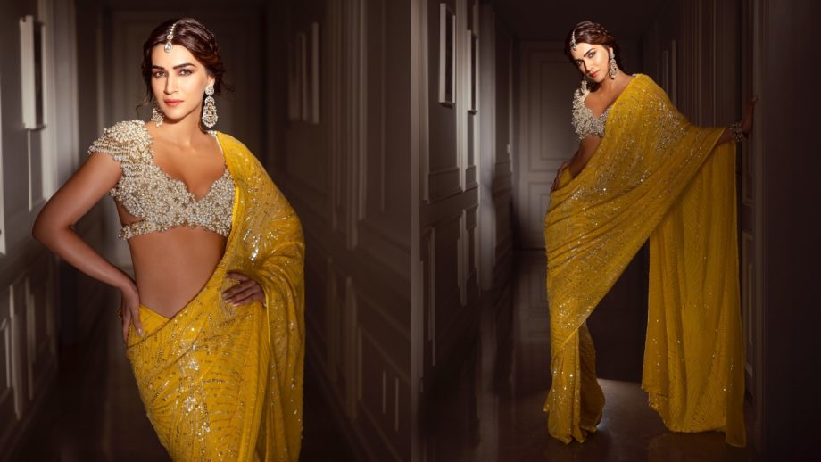 Navratri Day 5 Color Yellow: Alia Bhatt, Mrunal Thakur To Trisha Krishnan Inspired Festive Glamour 1