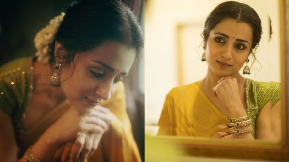 Navratri Day 5 Color Yellow: Alia Bhatt, Mrunal Thakur To Trisha Krishnan Inspired Festive Glamour 1