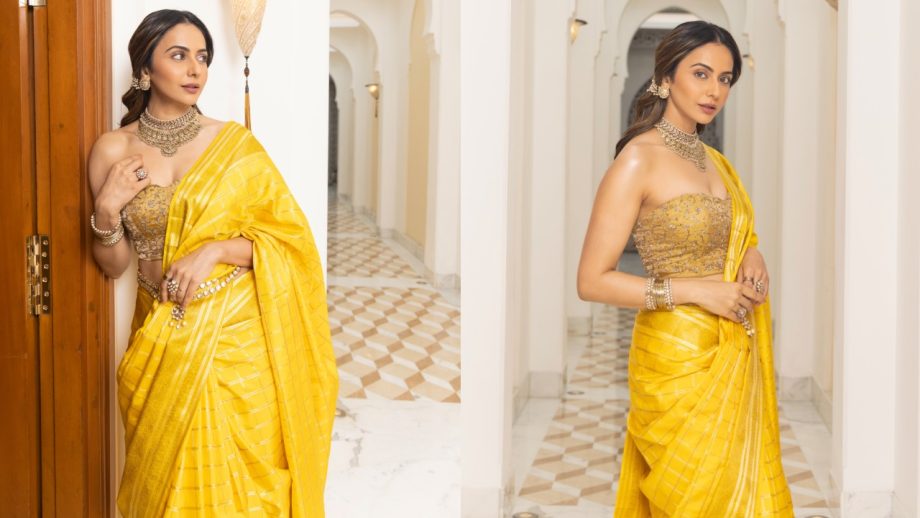 Navratri Day 5 Color Yellow: Alia Bhatt, Mrunal Thakur To Trisha Krishnan Inspired Festive Glamour 1