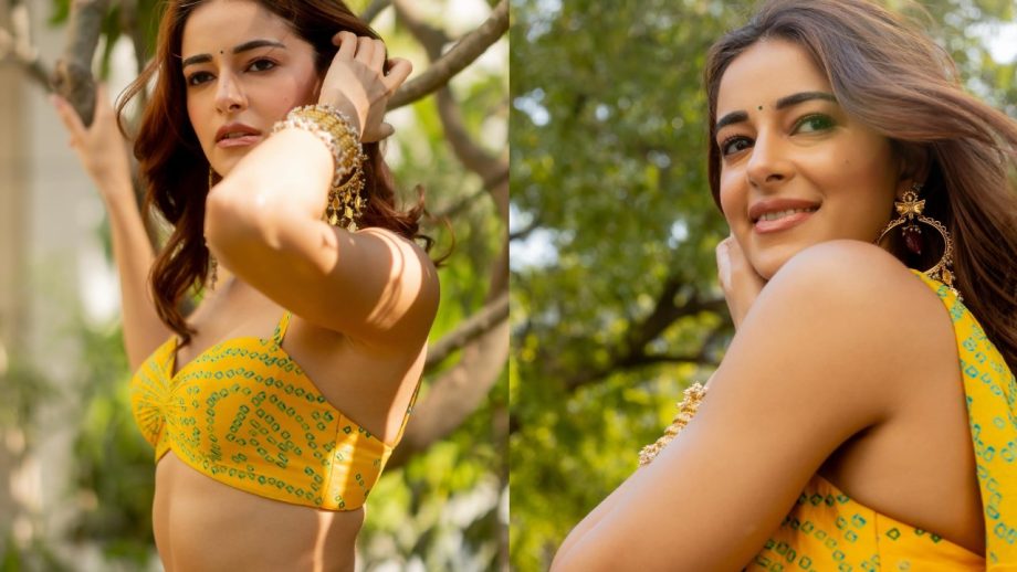 Navratri Day 5 Yellow Fashion: Alia Bhatt, Madhuri Dixit, Janhvi Kapoor, Ananya Panday And Bhumi Pednekar Serve Festive Glamour 1