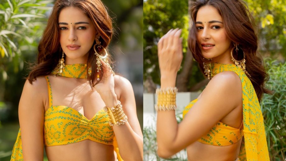 Navratri Day 5 Yellow Fashion: Alia Bhatt, Madhuri Dixit, Janhvi Kapoor, Ananya Panday And Bhumi Pednekar Serve Festive Glamour 1