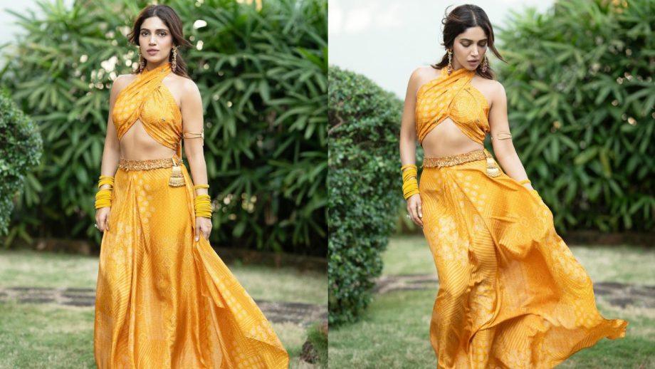 Navratri Day 5 Yellow Fashion: Alia Bhatt, Madhuri Dixit, Janhvi Kapoor, Ananya Panday And Bhumi Pednekar Serve Festive Glamour 1