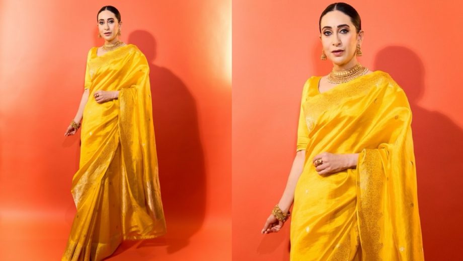 Navratri Day 5 Yellow Outfits: Sonam Kapoor, Katrina Kaif, Karisma Kapoor And Sonali Bendre Serve Festive Elegance In Sarees 1