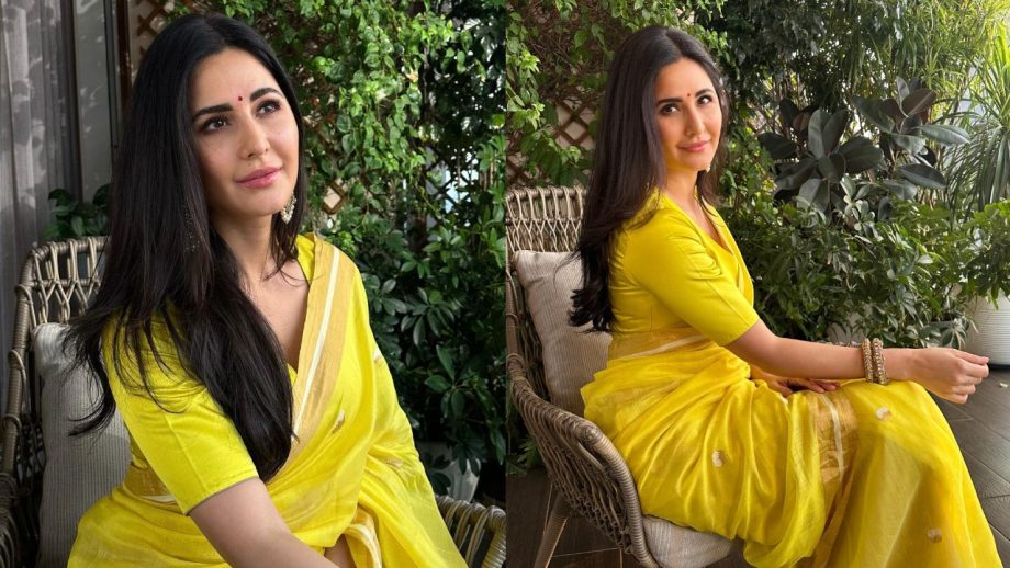 Navratri Day 5 Yellow Outfits: Sonam Kapoor, Katrina Kaif, Karisma Kapoor And Sonali Bendre Serve Festive Elegance In Sarees 1