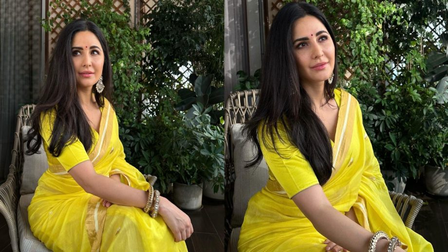 Navratri Day 5 Yellow Outfits: Sonam Kapoor, Katrina Kaif, Karisma Kapoor And Sonali Bendre Serve Festive Elegance In Sarees 1