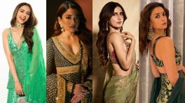 Navratri Day 6 Green Outfits: Rakul Preet Singh, Rashmika Mandanna, Fatima Sana Shaikh & Alia Bhatt Make A Festive Style Statement