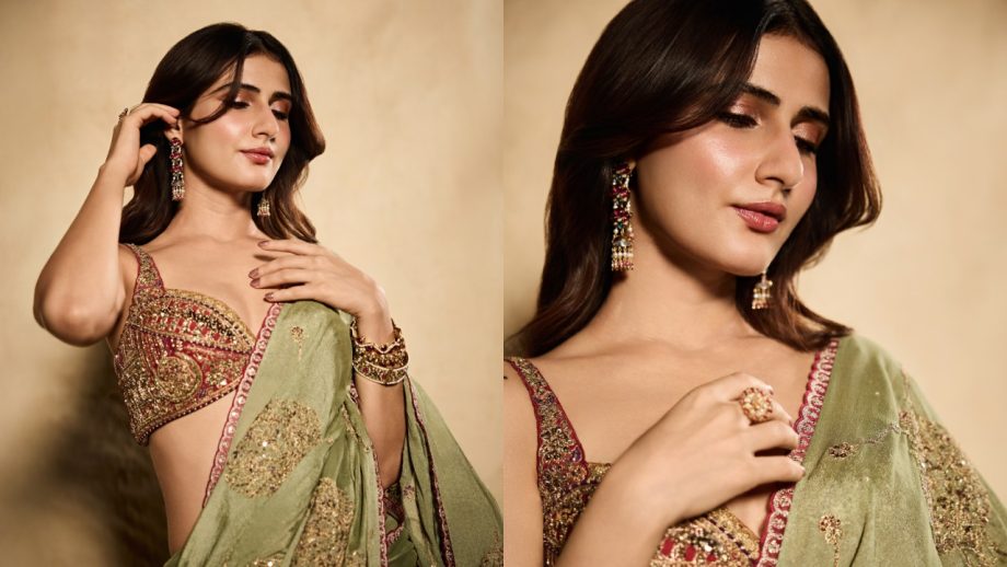 Navratri Day 6 Green Outfits: Rakul Preet Singh, Rashmika Mandanna, Fatima Sana Shaikh & Alia Bhatt Make A Festive Style Statement 1