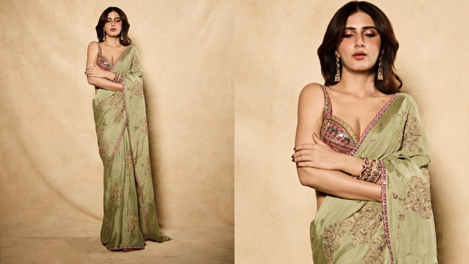 Navratri Day 6 Green Outfits: Rakul Preet Singh, Rashmika Mandanna, Fatima Sana Shaikh & Alia Bhatt Make A Festive Style Statement 1
