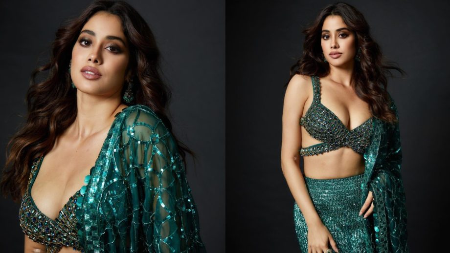 Navratri Day 9 (19 Oct, 2026) Shilpa Shetty, Madhuri Dixit, Janhvi Kapoor & Ankita Lokhande Inspire With Peacock Green Ethnic Looks 1