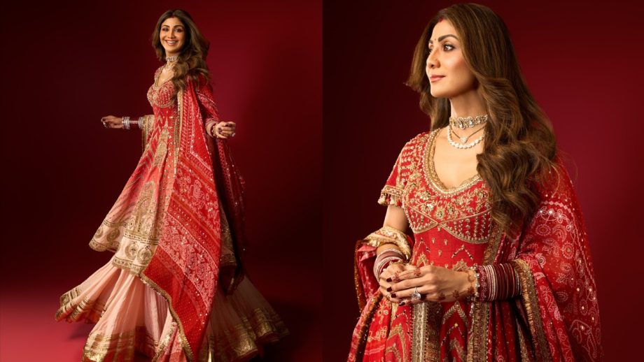 Navratri Red Outfit Ideas For Day 3: Disha Patani, Jacqueline Fernandez, Taapsee Pannu, Shilpa Shetty & Kareena Kapoor 1