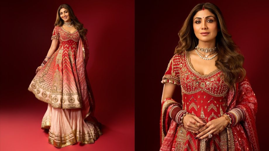 Navratri Red Outfit Ideas For Day 3: Disha Patani, Jacqueline Fernandez, Taapsee Pannu, Shilpa Shetty & Kareena Kapoor 1