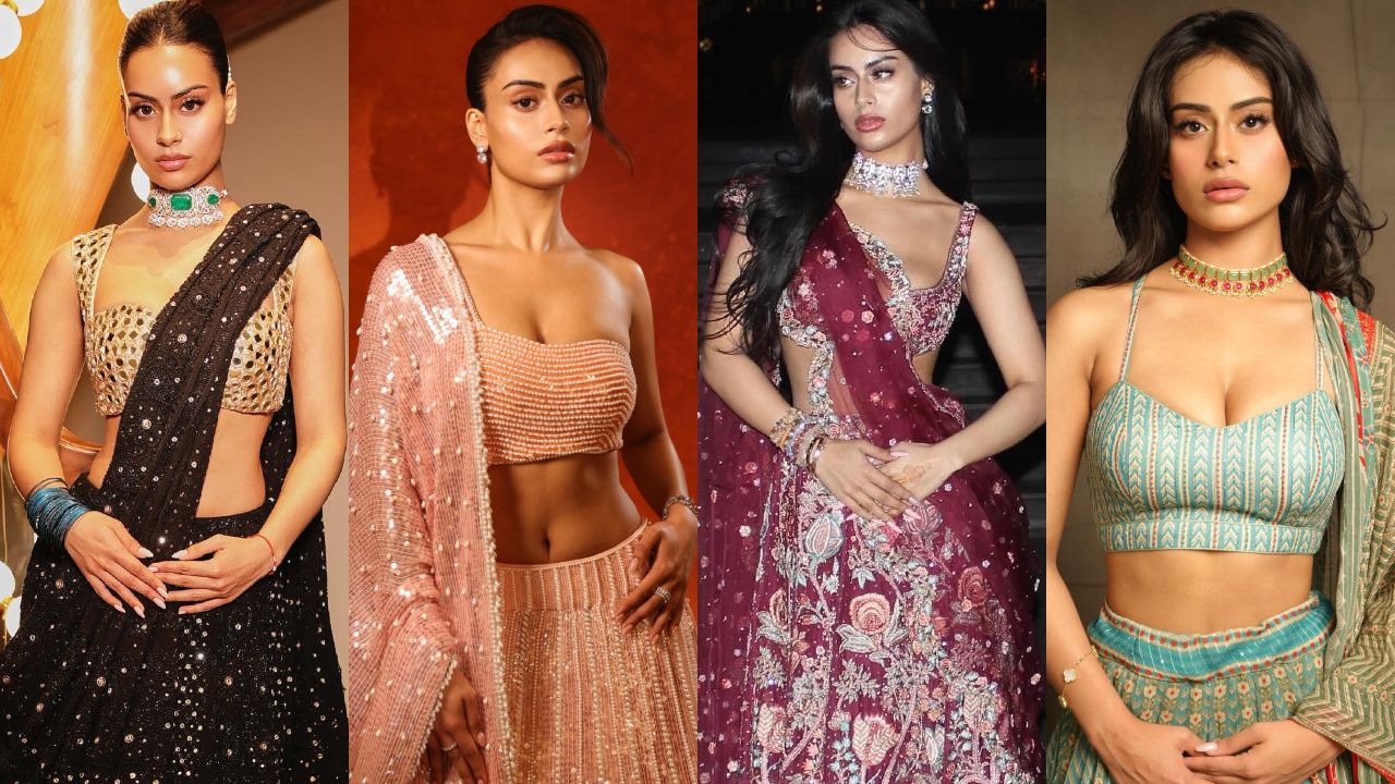 Nysa Devgan’s Lehenga Collection: 5 Designer Looks That Bring Romance to Festive Fashion 1