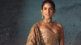 Radhika Merchant Steals The Show In A Hand Painted Antique Gold Attire—Sneak Peek