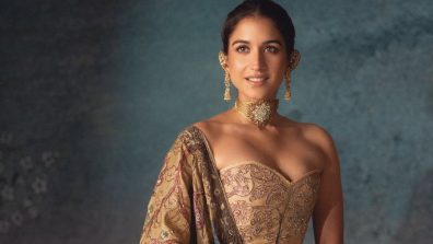 Radhika Merchant Steals The Show In A Hand Painted Antique Gold Attire—Sneak Peek